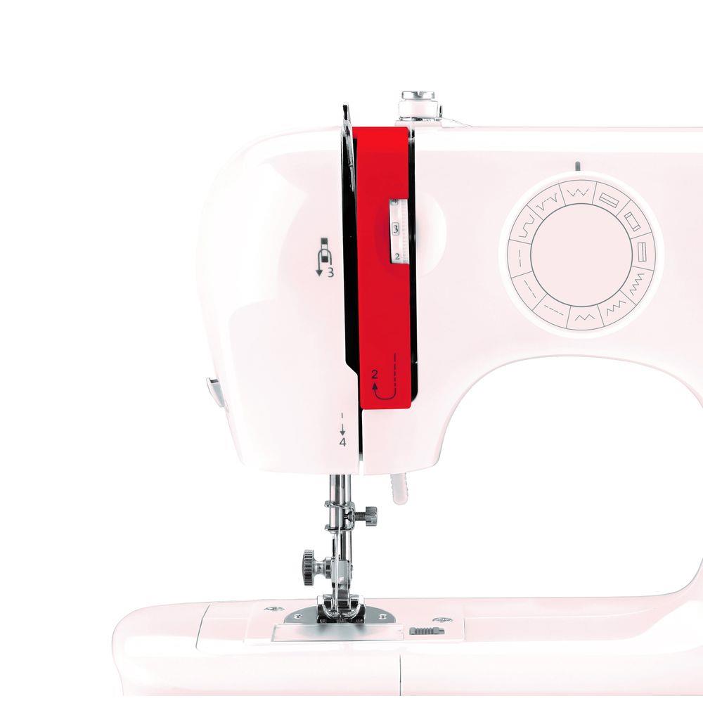 Máquina de Costura Elgin Pop Branca e Vermelha BL-1009 – Bivolt - Image 3