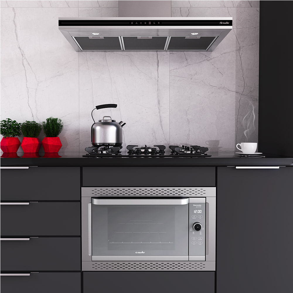 Forno Elétrico de Embutir Mueller 44 Litros Inox Decorato Gourmet – 127 Volts - Image 9