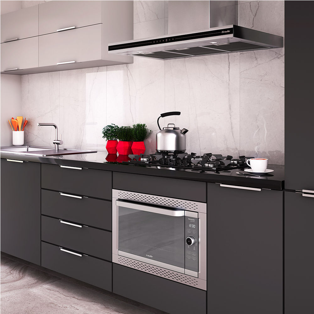 Forno Elétrico de Embutir Mueller 44 Litros Inox Decorato Gourmet – 127 Volts - Image 10