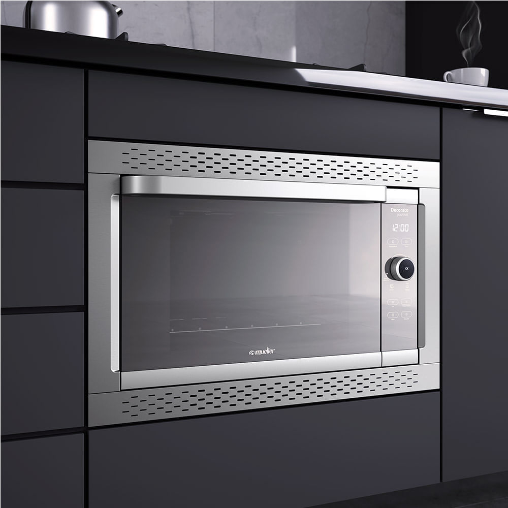 Forno Elétrico de Embutir Mueller 44 Litros Inox Decorato Gourmet – 127 Volts - Image 13