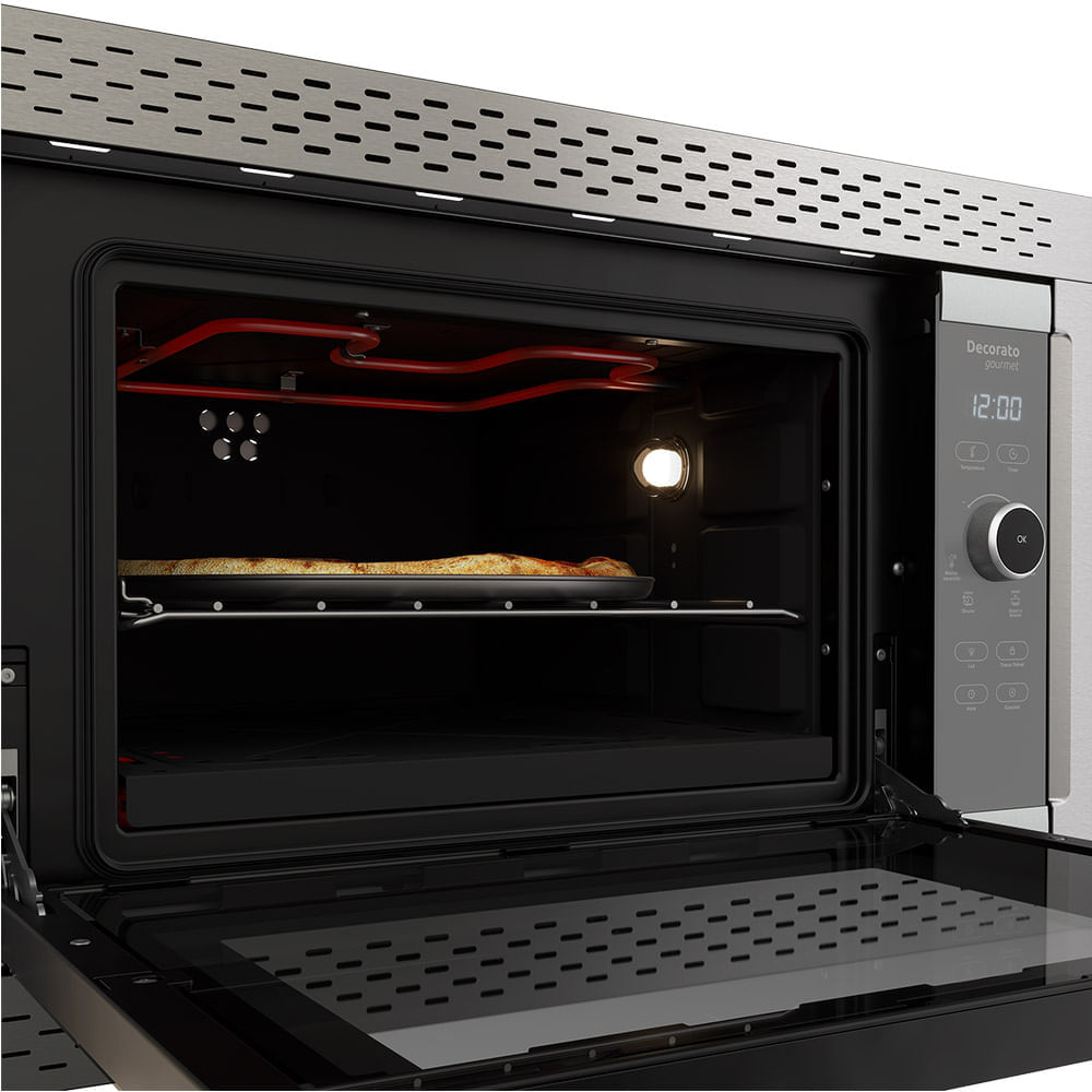 Forno Elétrico de Embutir Mueller 44 Litros Inox Decorato Gourmet – 127 Volts - Image 8
