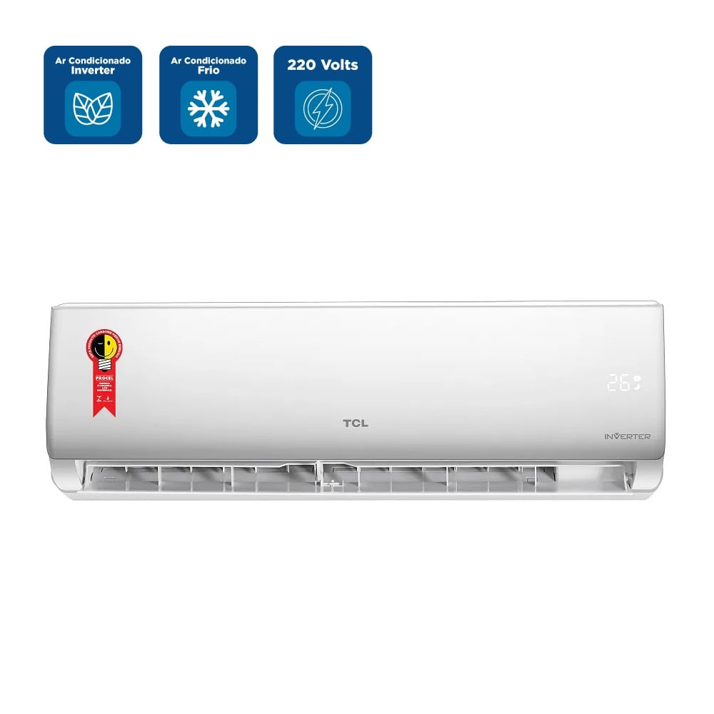 Ar Condicionado Split Hi Wall Inverter TCL 12000 BTU/h Frio TAC-12CSA1-INV – 220 Volts - Image 2