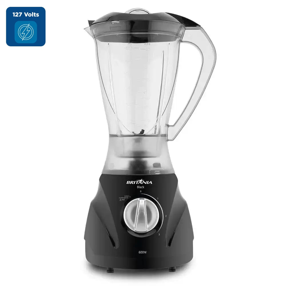 Liquidificador Britania 2,1 Litros Black 3 Velocidades Preto – 127 Volts - Image 2