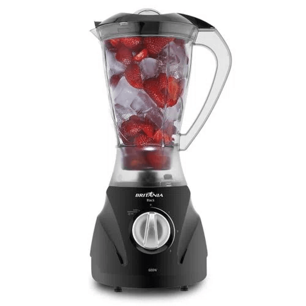 Liquidificador Britania 2,1 Litros Black 3 Velocidades Preto – 127 Volts - Image 6