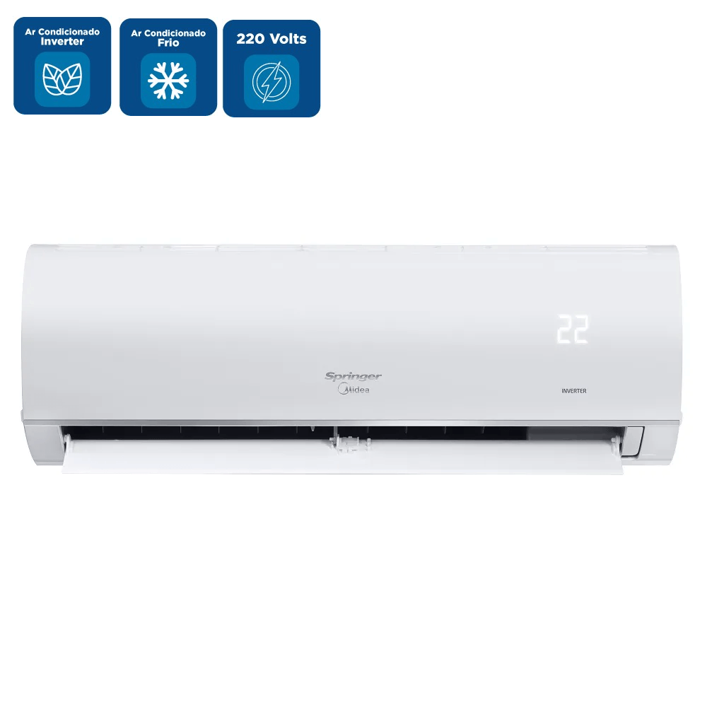 Ar Condicionado Split Hi Wall Inverter Springer Midea AirVolution Connect 12000 BTU/h Frio 42AFVCI12S5 - 220 Volts - Image 2