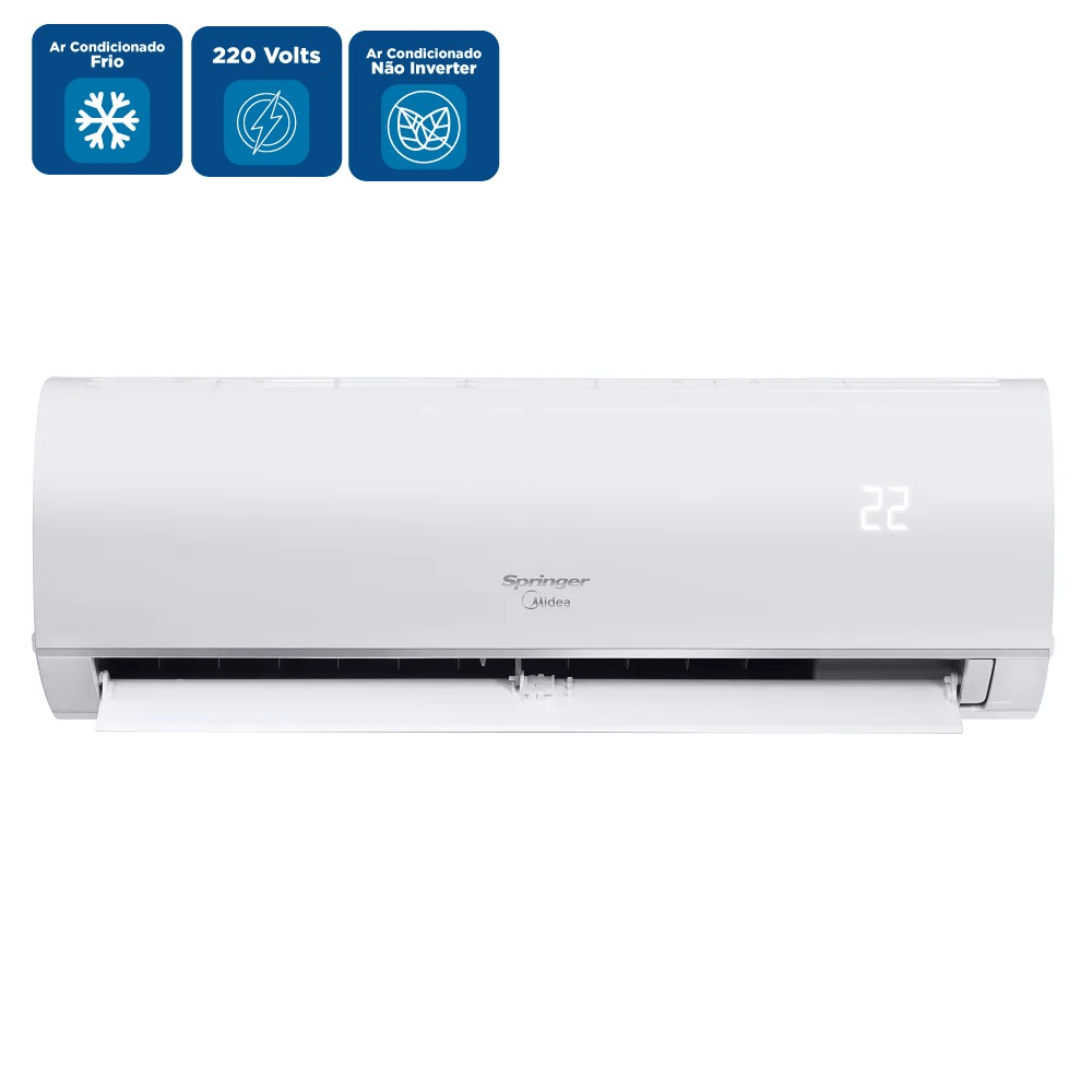 Ar Condicionado Split Springer Midea 22.000 Btus AirVolution Frio 220 Volts 42AFFCI22S5 - Image 2