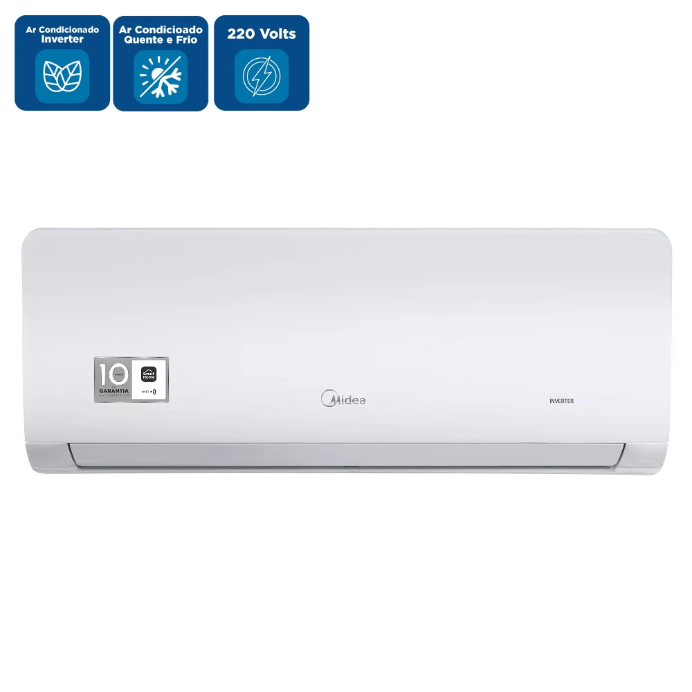 Ar Condicionado Split Hi Wall Inverter Springer Midea Xtreme Save Connect 9000 BTU/h Quente e Frio 42AGVQI09M5- 220V - Image 2