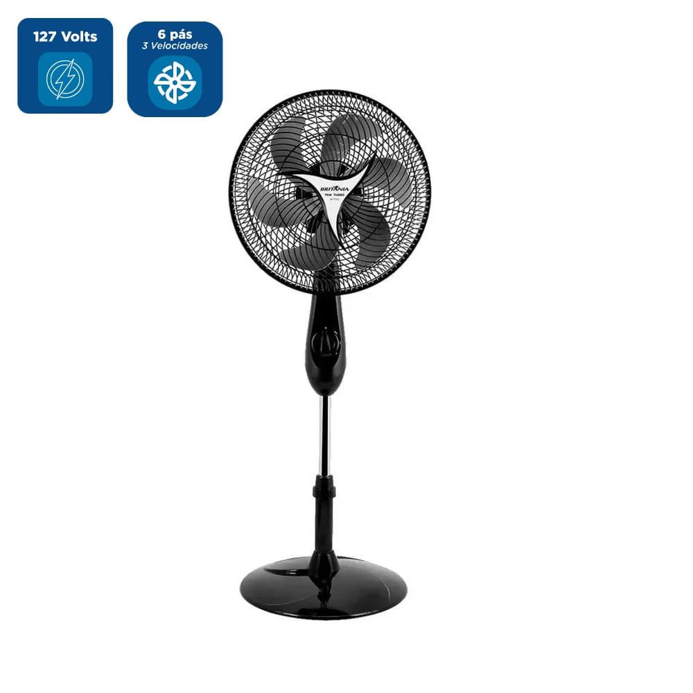 Ventilador de Coluna Britânia Maxx Force 75W Preto BVT350 – 127 Volts - Image 2