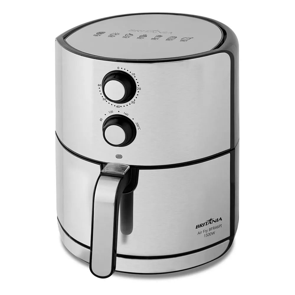 Fritadeira Elétrica Air Fry Britânia 4,6 Litros Inox BFR46PI - 127 Volts - Image 3
