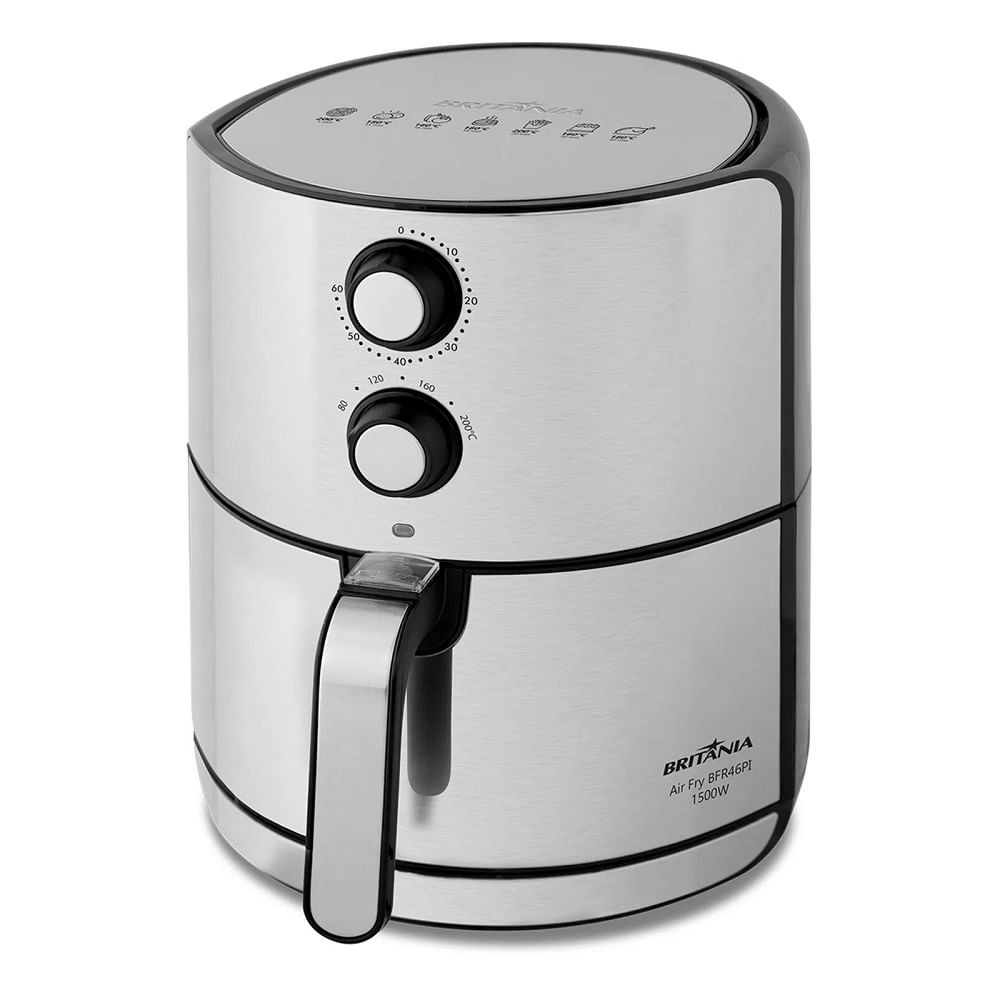 Fritadeira Elétrica Air Fry Britânia 4,6 Litros Inox BFR46PI - 220 Volts - Image 2