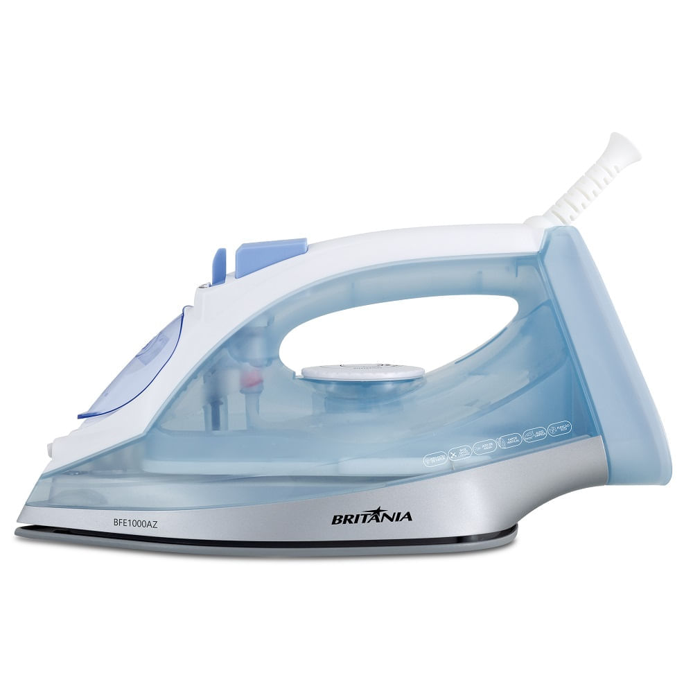 Ferro a Vapor Britânia Nano Ceramic Eco 430ml Azul e Branco BFE1000AZ – 127 Volts - Image 3