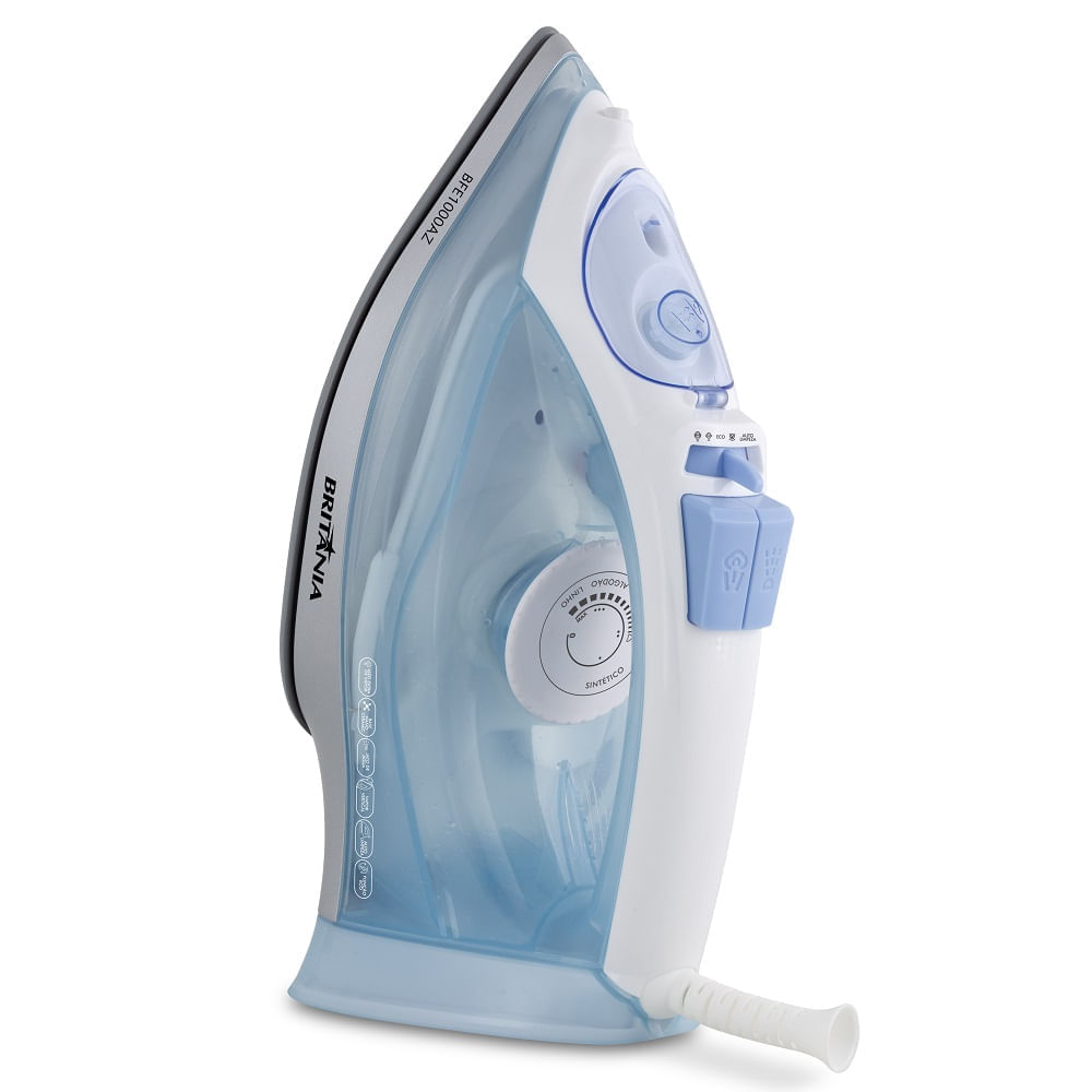 Ferro a Vapor Britânia Nano Ceramic Eco 430ml Azul e Branco BFE1000AZ – 127 Volts - Image 5