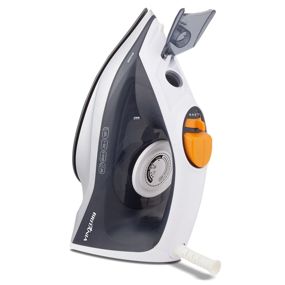 Ferro a Vapor Britânia Base Antiaderente Branco e Cinza BFV2000B – 127 Volts - Image 4