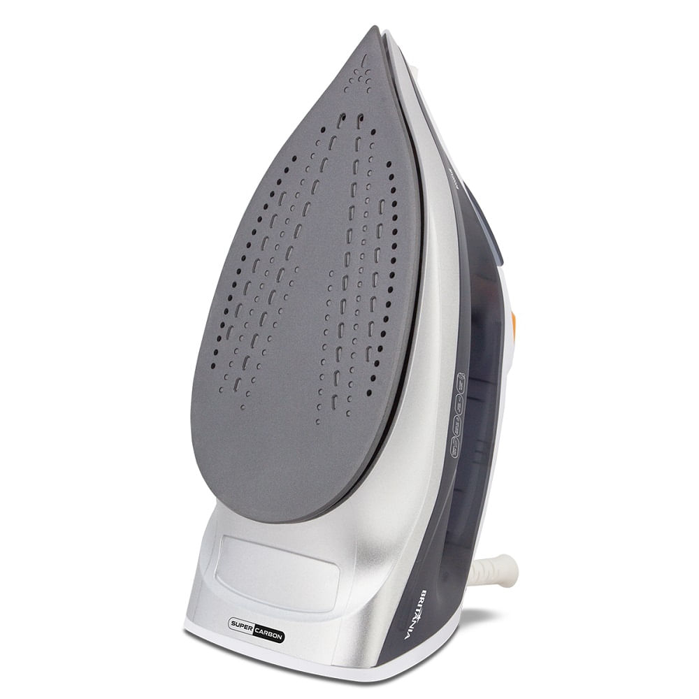 Ferro a Vapor Britânia Base Antiaderente Branco e Cinza BFV2000B – 127 Volts - Image 5