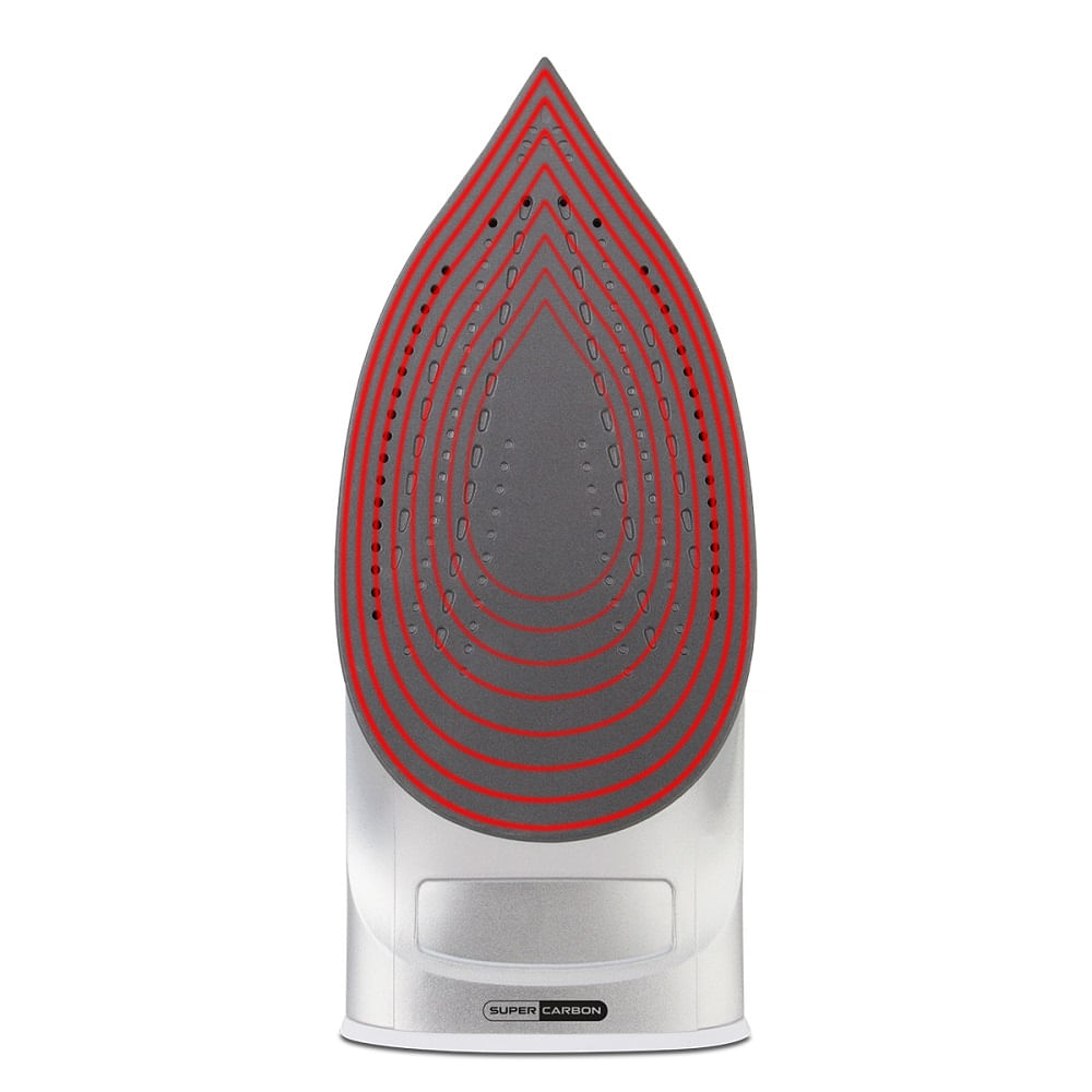 Ferro a Vapor Britânia Base Antiaderente Branco e Cinza BFV2000B – 127 Volts - Image 8