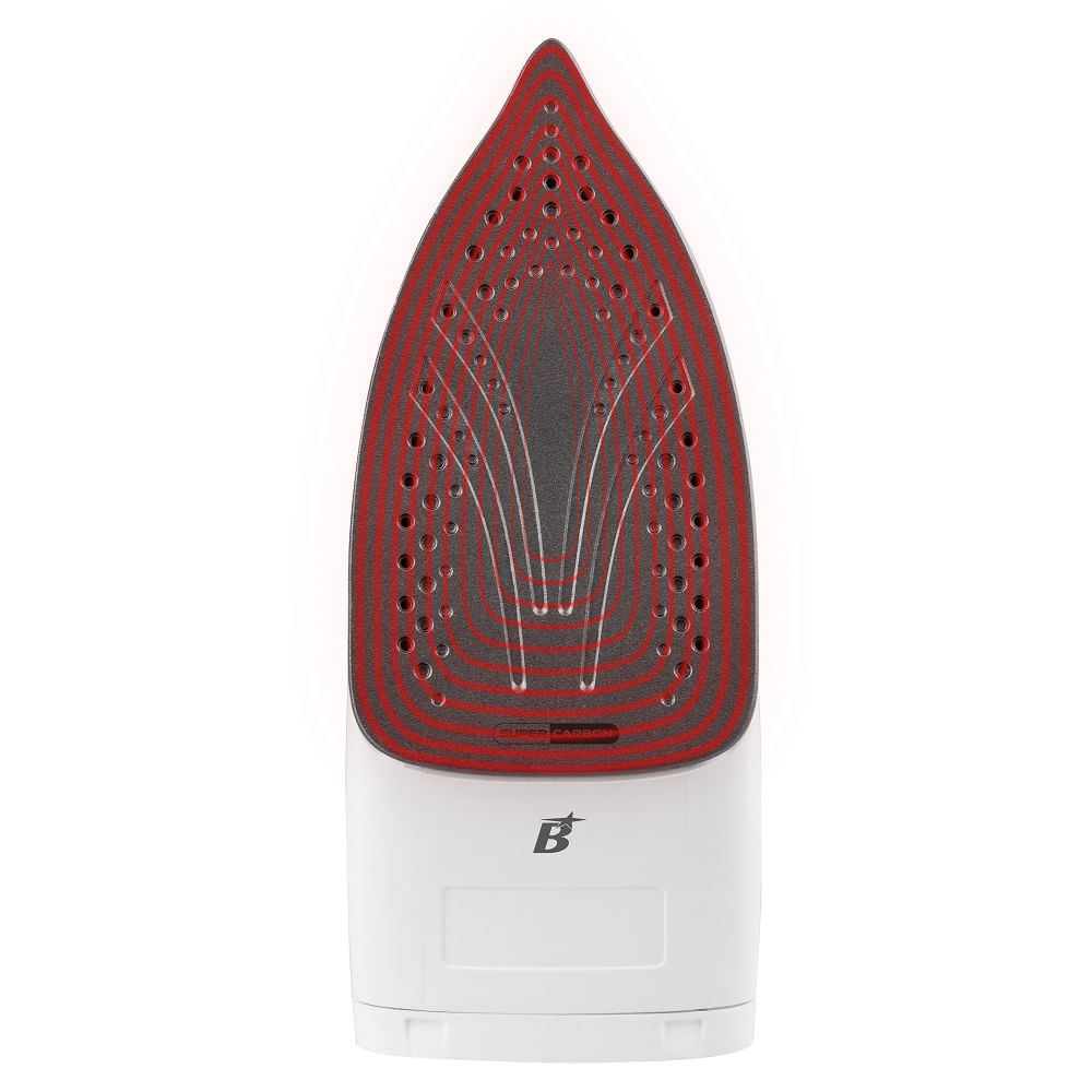 Ferro a Vapor Britânia Super Carbon Branco e Rosa BFV201R – 220 Volts - Image 6