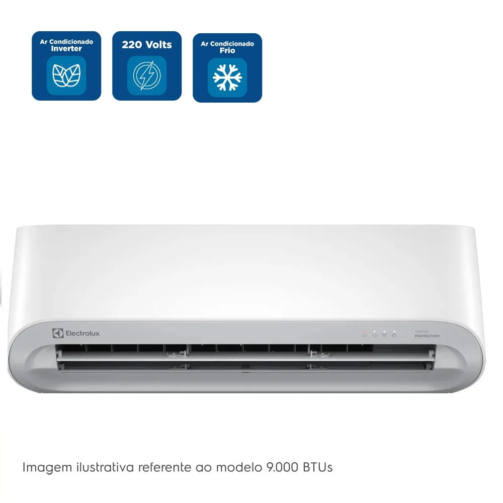 Ar Condicionado Split Hi Wall Inverter Electrolux Color Adapt Wi-fi 24000 BTU/h Frio YI24F – 220 Volts - Image 2