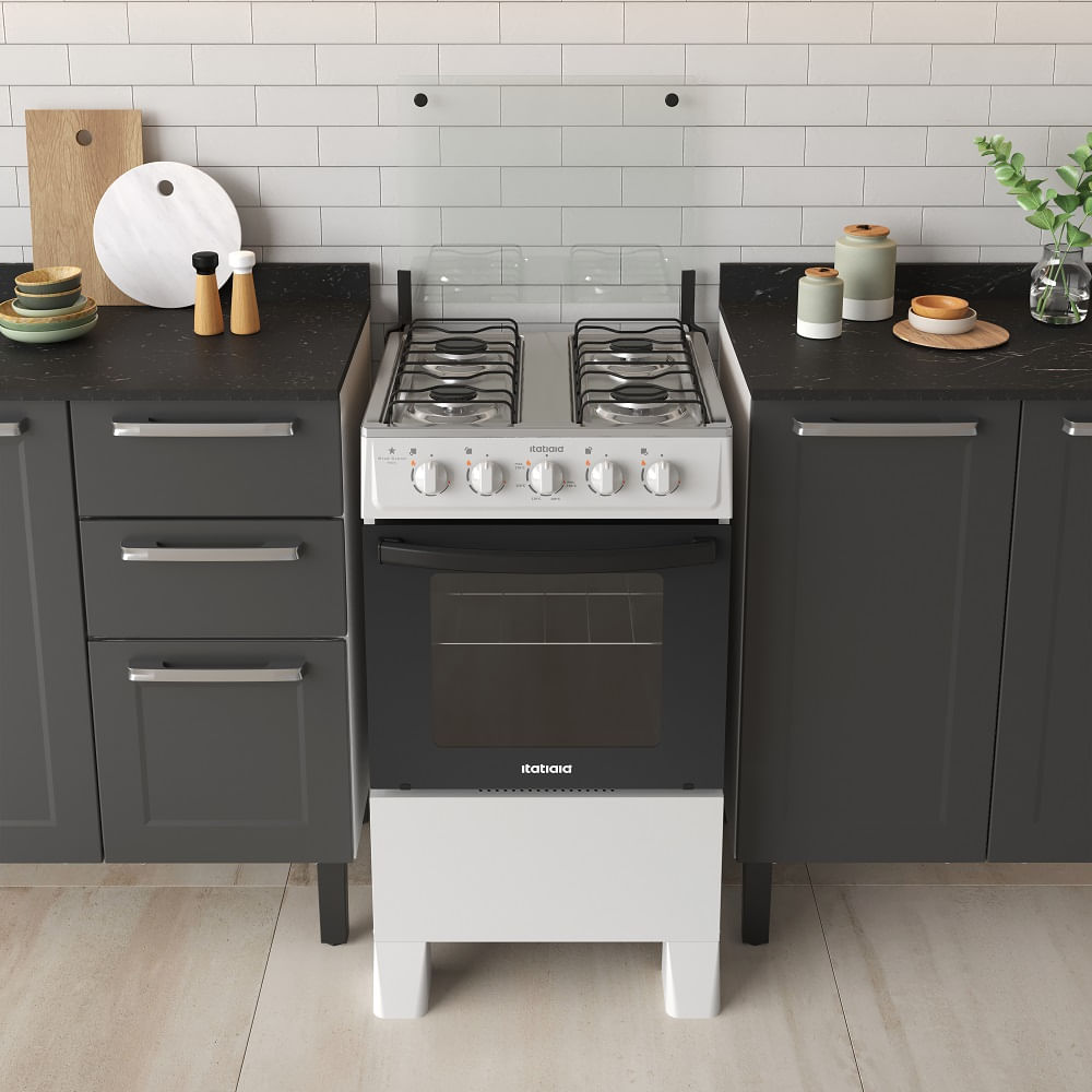 Fogão Itatiaia 4 Bocas Star Clean New Branco - Image 8