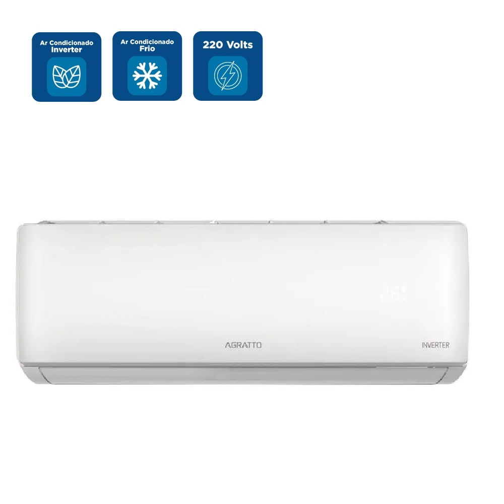 Ar Condicionado Split Hi Wall Inverter Agratto Liv Top 30000 BTU/h Frio LCST30F-02I - 220 Volts - Image 2