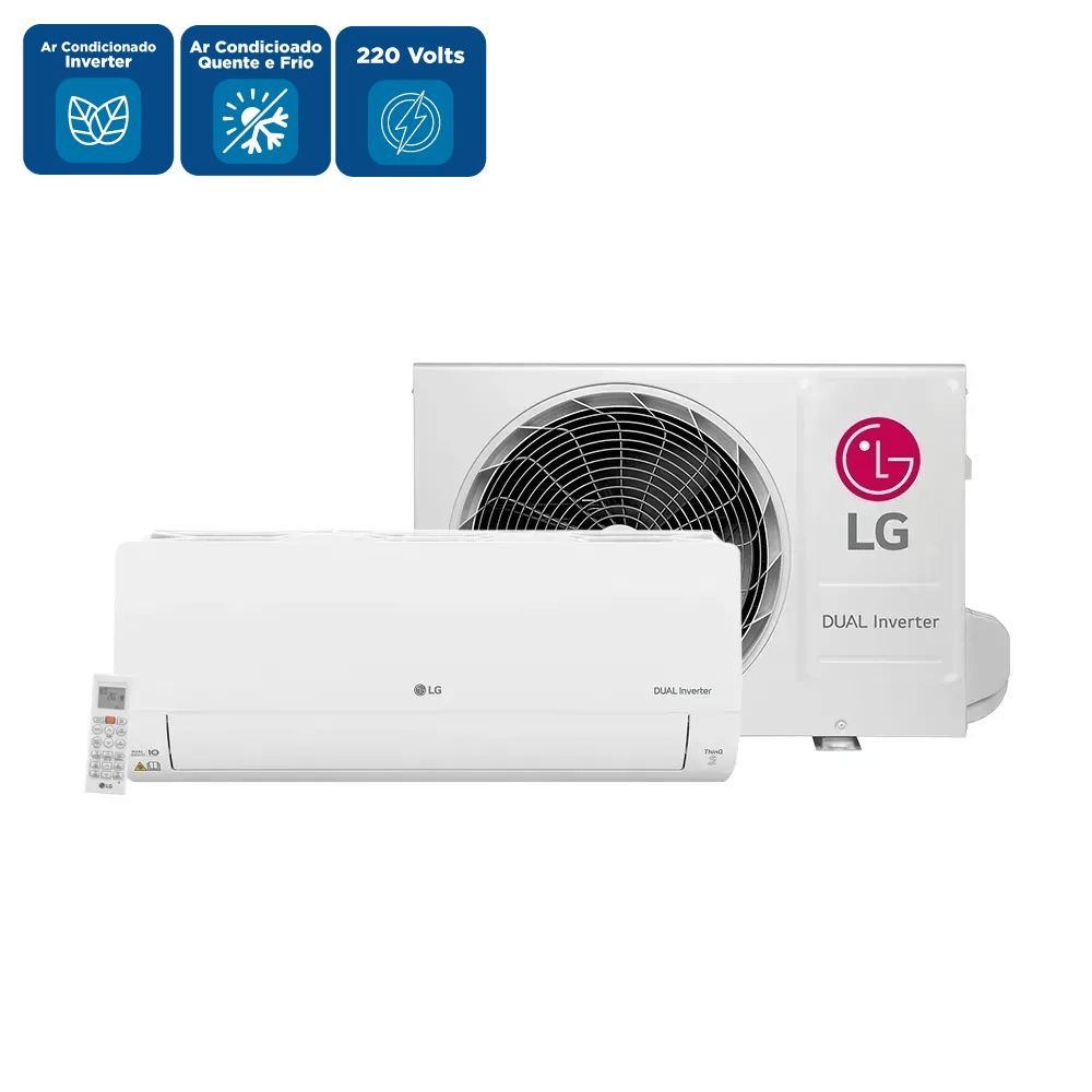 Ar Condicionado Split LG Dual Inverter Voice +AI 24000 BTUs Quente Frio S3-W24K231A – 220 Volts - Image 2