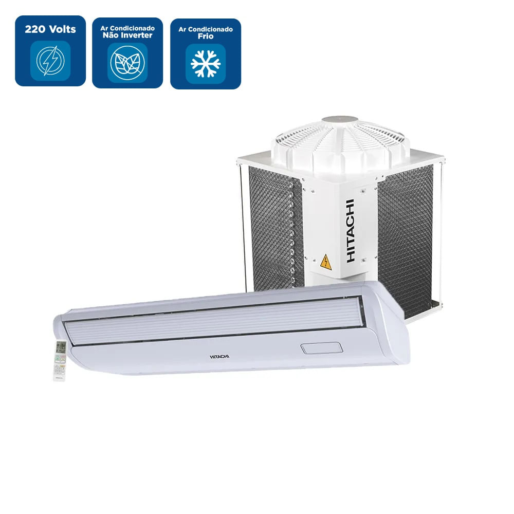 Ar Condicionado Split Piso Teto Hitachi AirCore 500 58000 BTU/h Frio Trifásico SPC60I5F – 220 Volts - Image 2