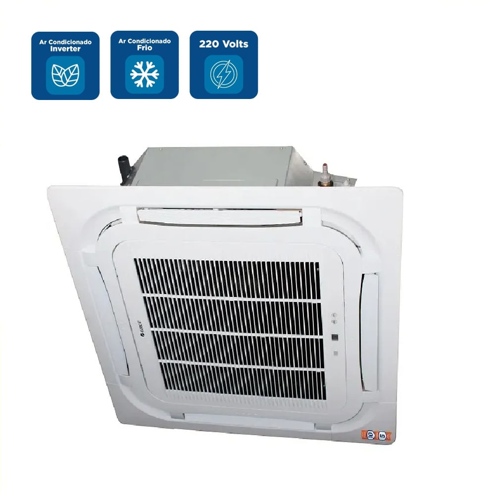 Ar Condicionado Split Cassete Gree G-Prime Compact Inverter 24000 BTU/h Frio Monofásico GULD24T1/A-S – 220 Volts - Image 2