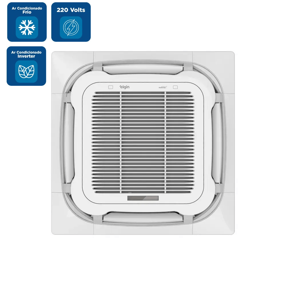 Ar Condicionado Split Cassete 4 Vias Inverter Elgin Plus 58000 BTU/h Frio Monofásico 45KDFI60C2NA – 220 Volts - Image 3
