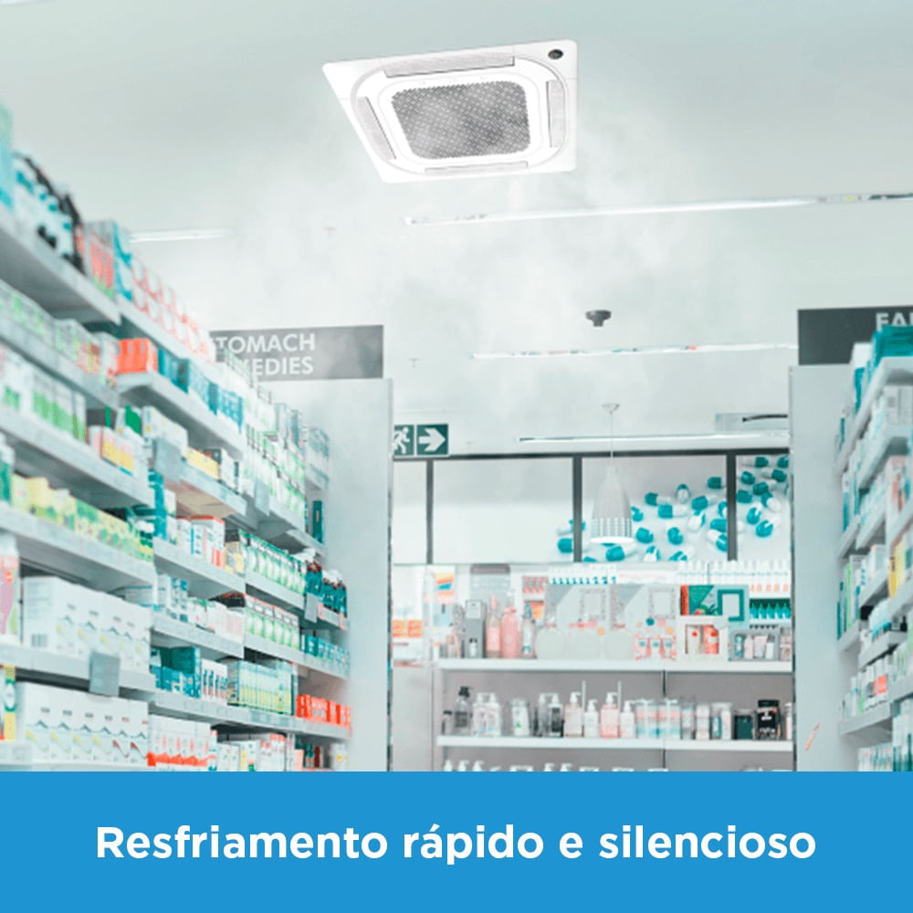Ar Condicionado Split Cassete Inverter Midea 24000 BTU/h Frio Monofásico 38TVCD24515MM – 220 Volts - Image 12