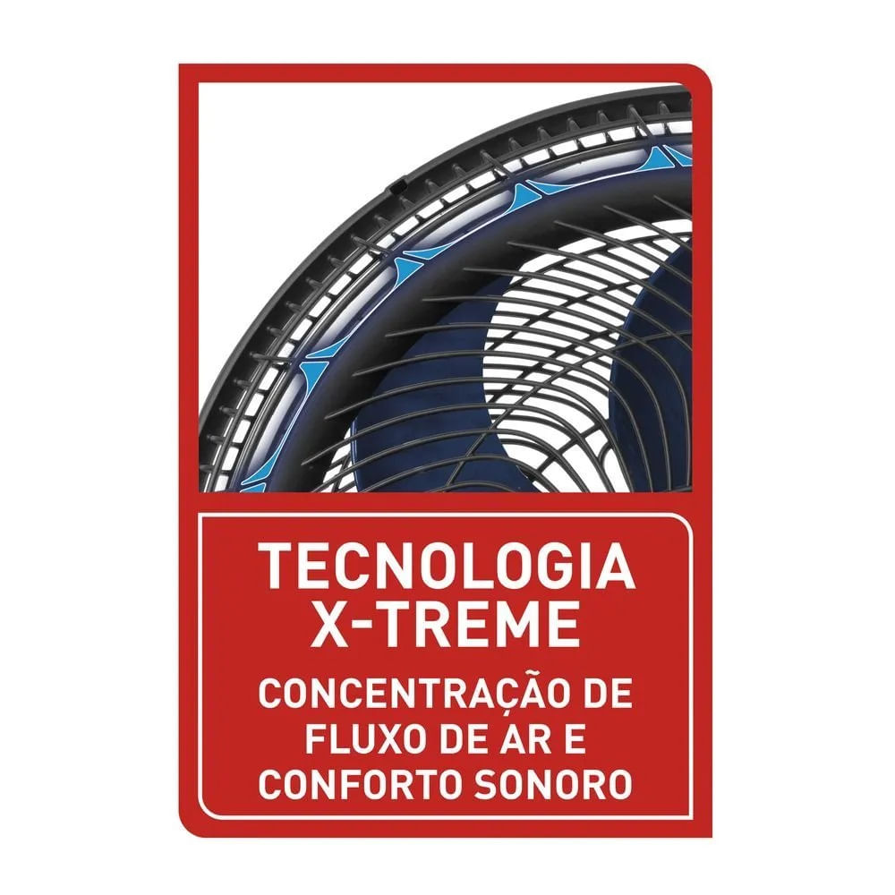 Ventilador de Coluna Arno 40cm X-Treme 7 Preto VE7C – 220 Volts - Image 11