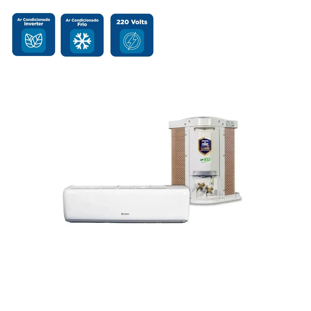Ar Condicionado Split Inverter 9.000 Btus Gree G-Top Auto 220V GWC09ATB-D6DNA1A/I - Image 2