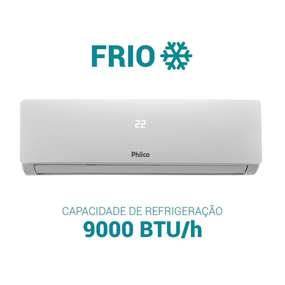 Ar Condicionado Split Hi Wall Philco 9000 BTU/h Frio PAC9FI – 220 Volts - Image 7