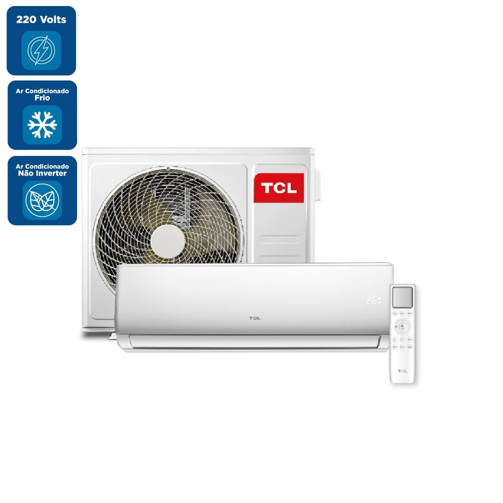 Ar Condicionado Split Hi Wall TCL 22000 BTU/h Frio TAC-22CSA2 – 220 Volts - Image 2