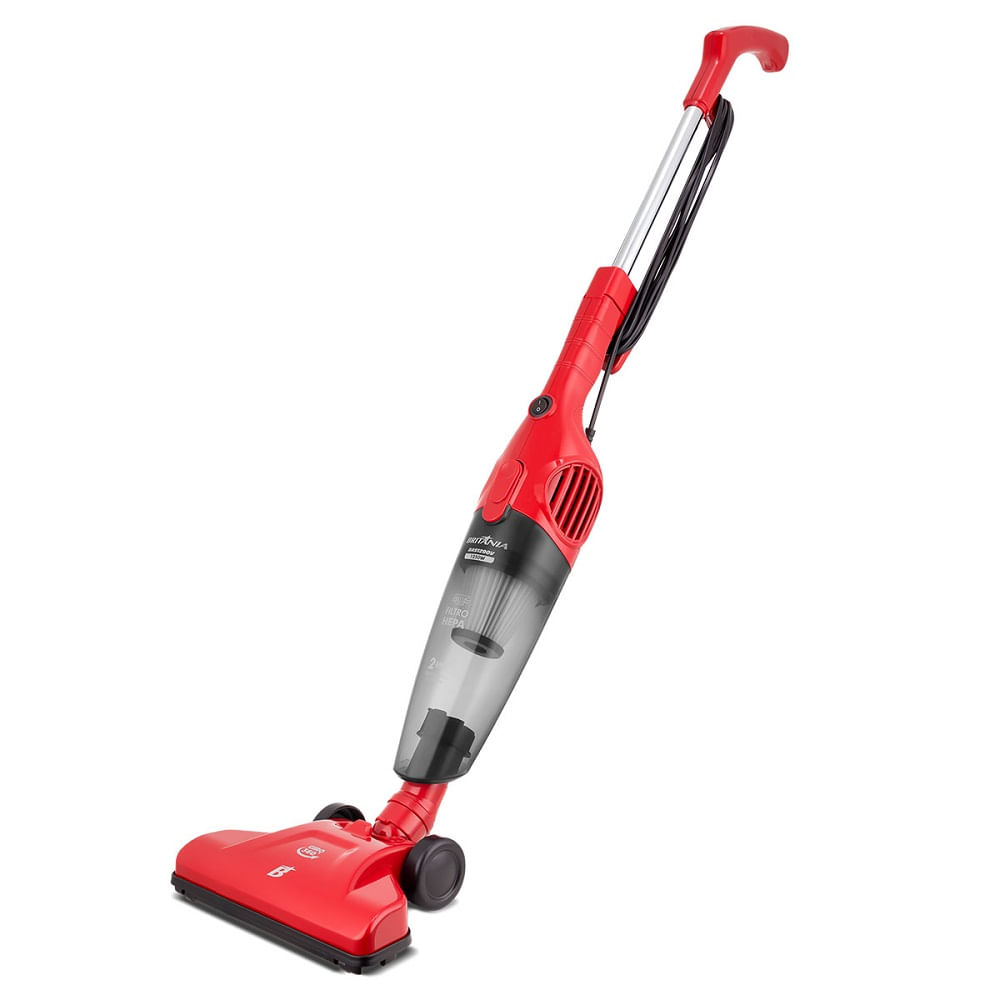 Aspirador de Pó Britânia com Filtro 2 em 1 Vertical Vermelho BAS1290V – 127 Volts - Image 4