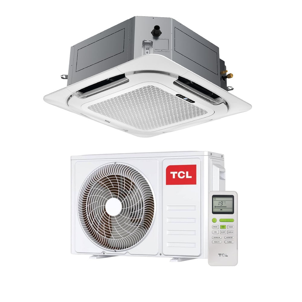 Ar Condicionado Split Cassete 4 Vias Inverter TCL 24000 BTU/h Quente e Frio TAC24CHSGCTINV – 220 Volts - Image 3