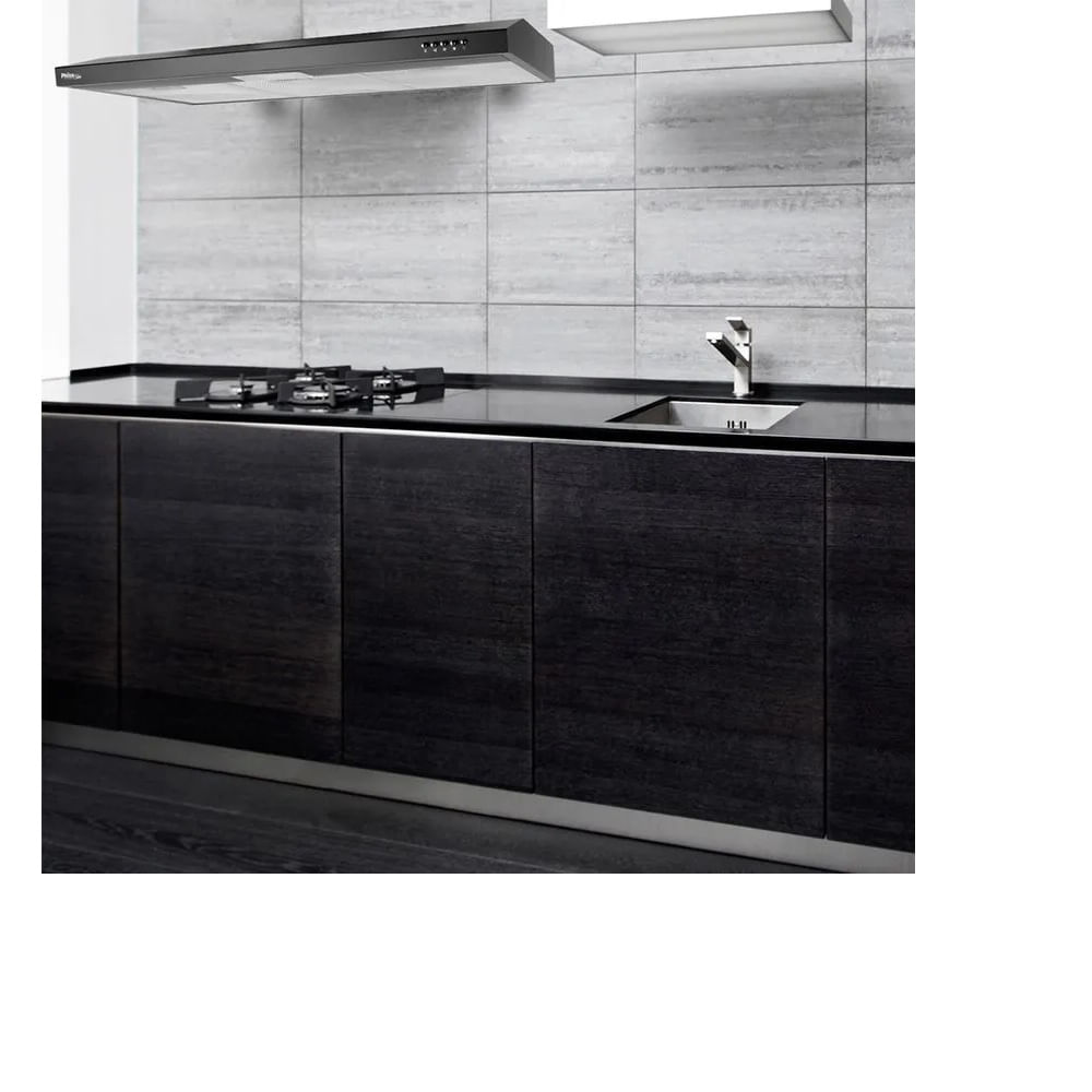 Depurador de Ar Philco Slim 90cm 3 Velocidades Preto PDR90P – 127 Volts - Image 6