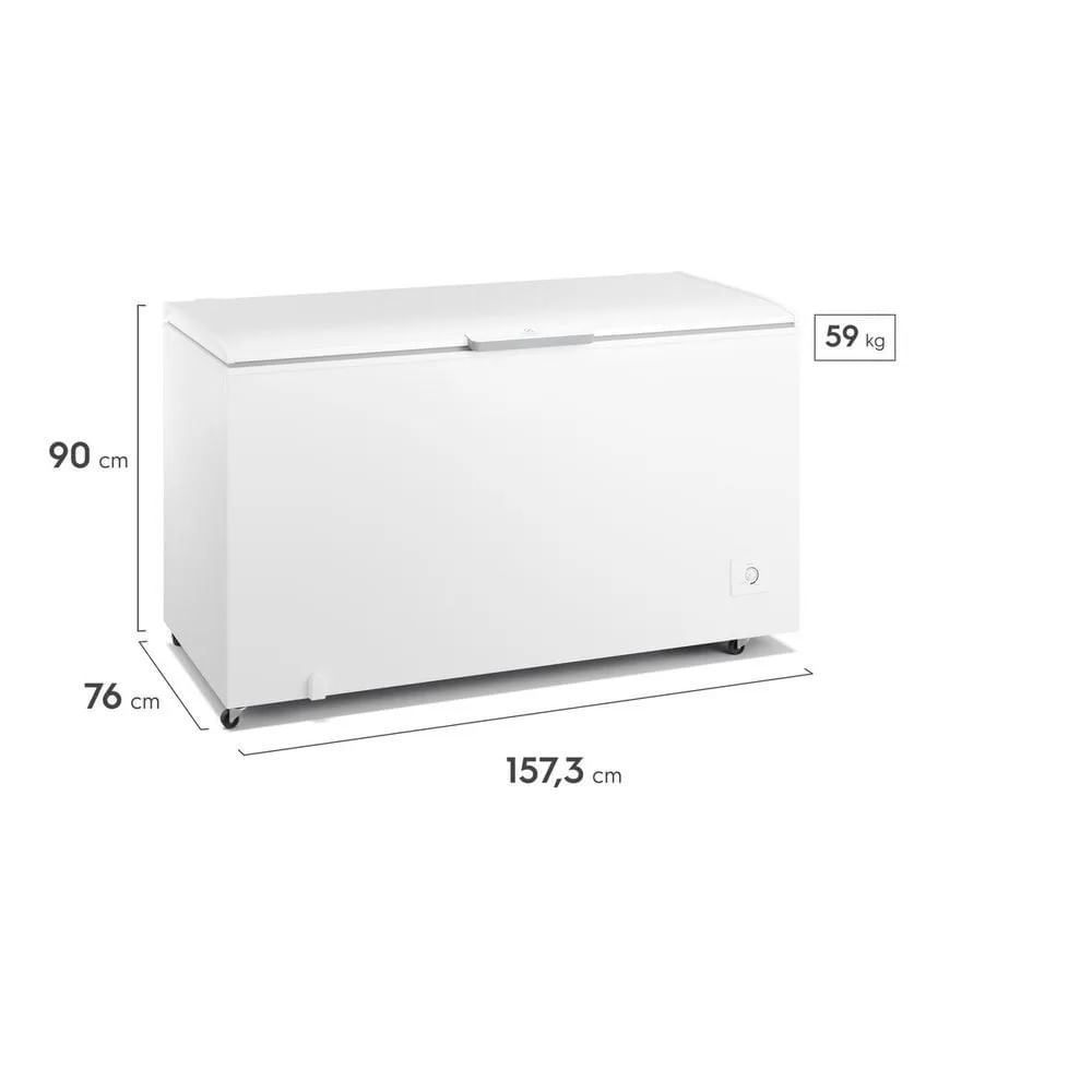 Freezer Horizontal Electrolux 513 Litros Cycle Defrost Branco HI550 – 220 Volts - Image 3
