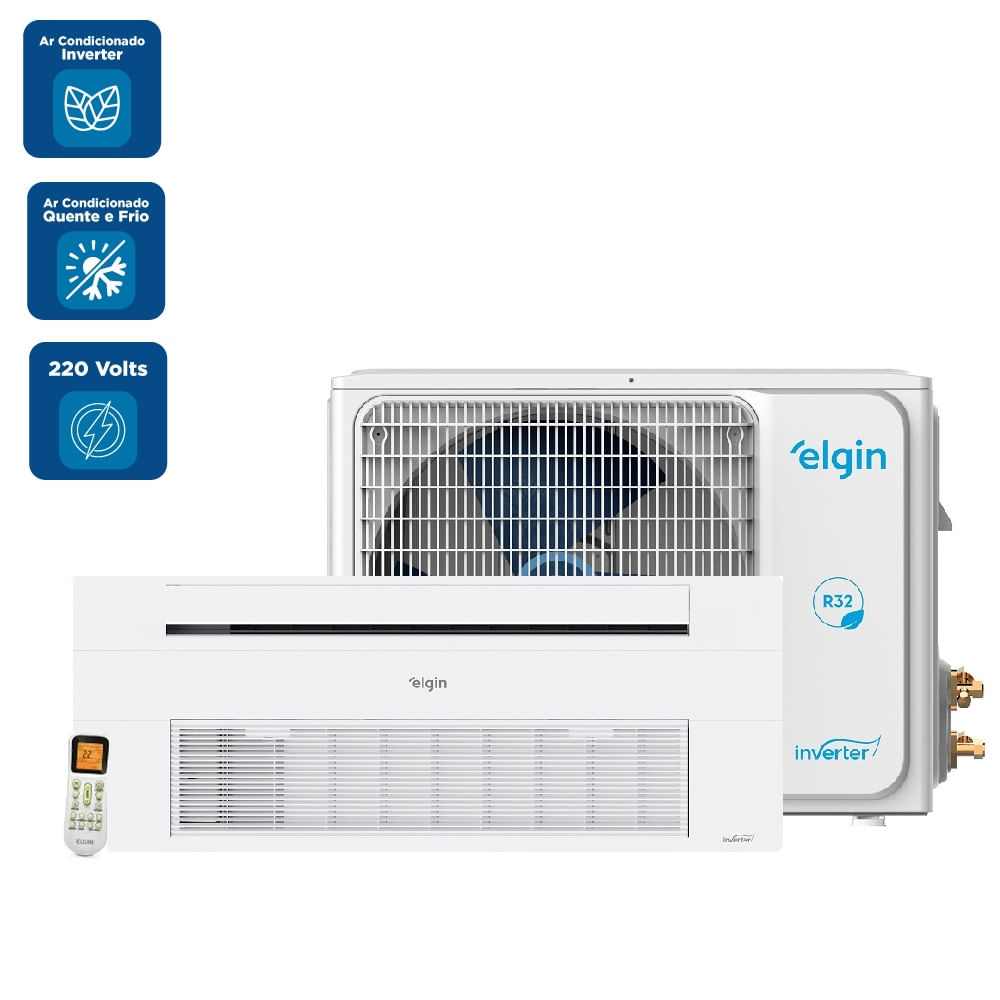 Ar Condicionado Split Cassete Elgin One Air 12000 BTU/h Quente e Frio Monofásico 45KOQE12C2CA – 220 Volts - Image 2