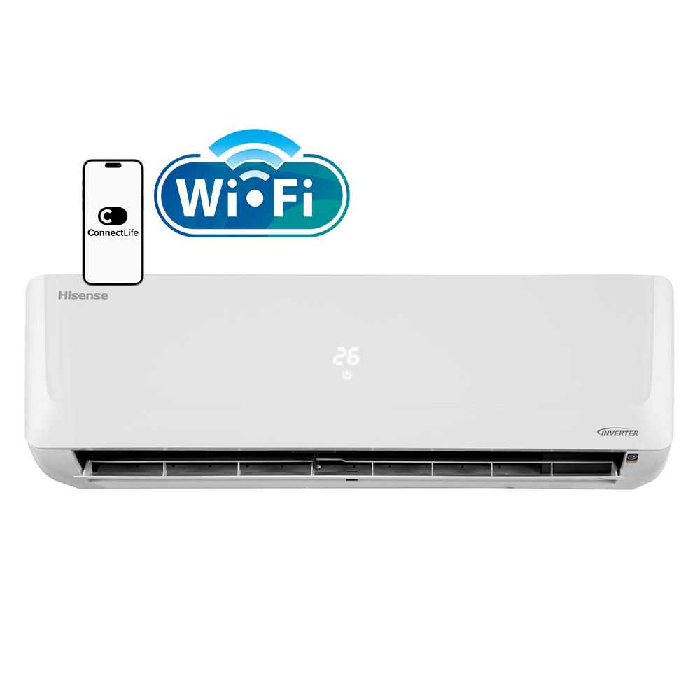 Ar Condicionado Split Hi Wall Inverter Hisense Wi-Fi 9000 BTU/h Quente e Frio AS-09UW2RLD00C – 220 Volts - Image 6