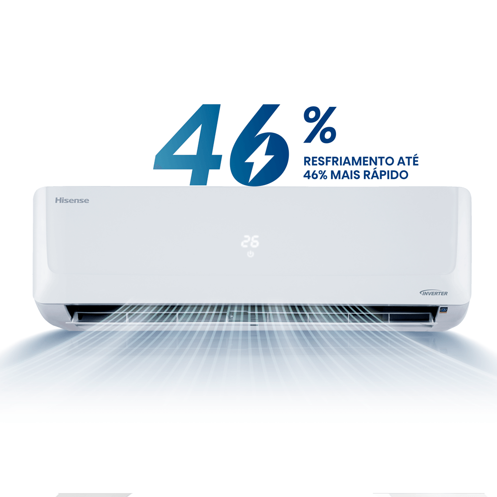Ar Condicionado Split Hi Wall Inverter Hisense Wi-Fi 9000 BTU/h Quente e Frio AS-09UW2RLD00C – 220 Volts - Image 4