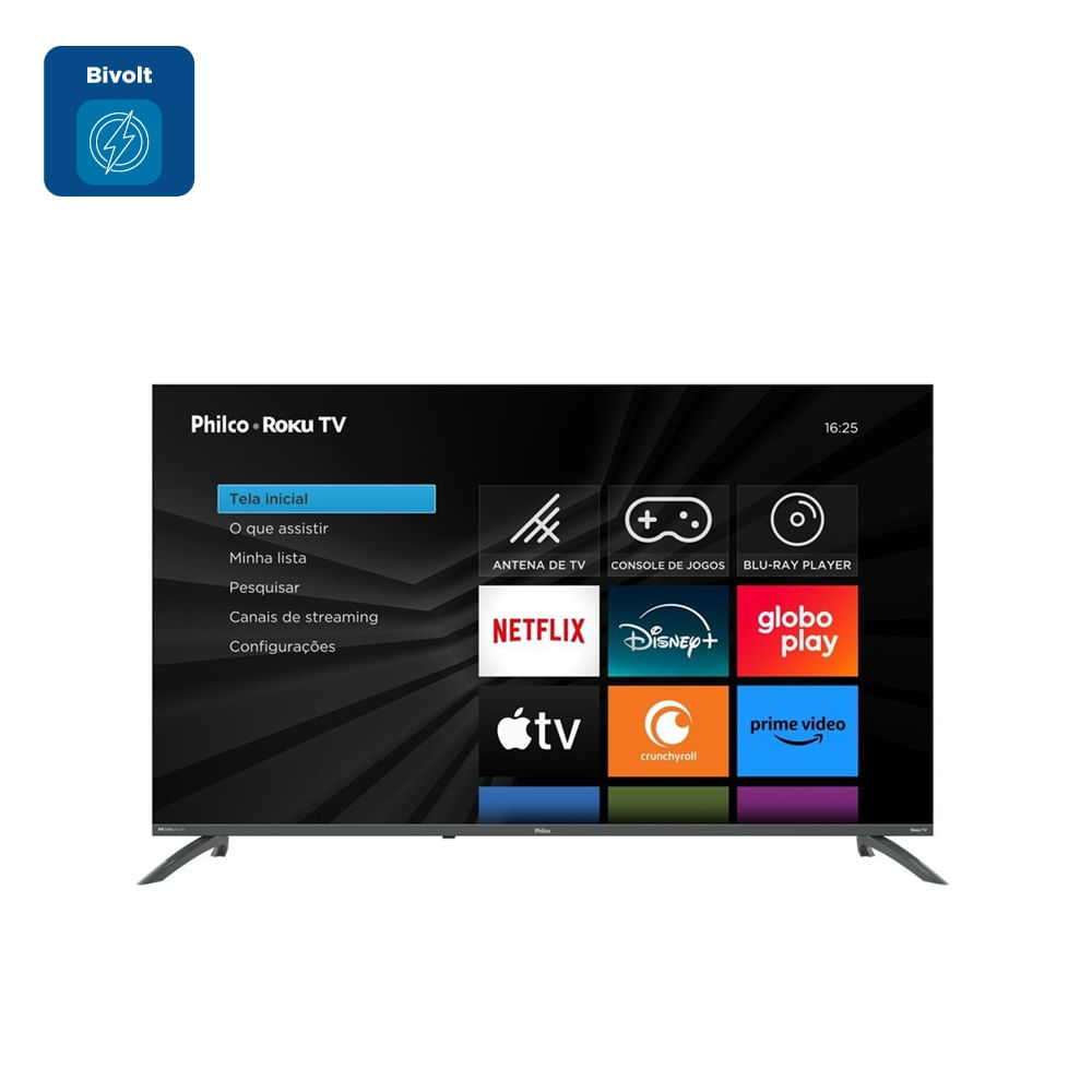 Smart TV Philco 50" LED Roku TV Dolby Áudio PTV50VA4REGB - Bivolt - Image 2