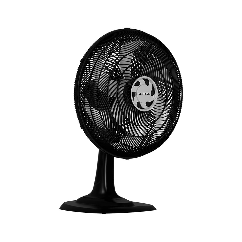 Ventilador de Mesa Ventisol 40cm Turbo 6 Pás Preto VOM40 - 220 Volts - Image 4