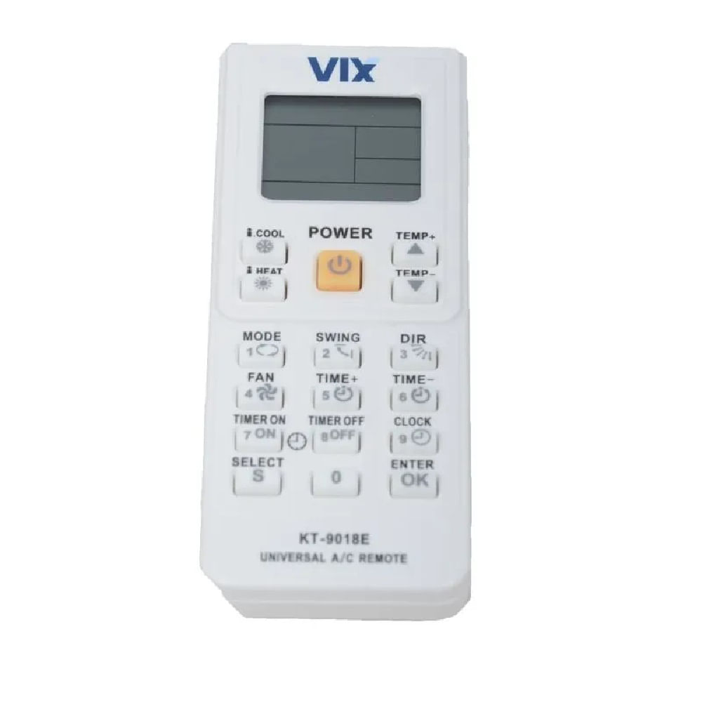 Controle Remoto Universal VIX KT-9018E para Ar-Condicionado - Image 2