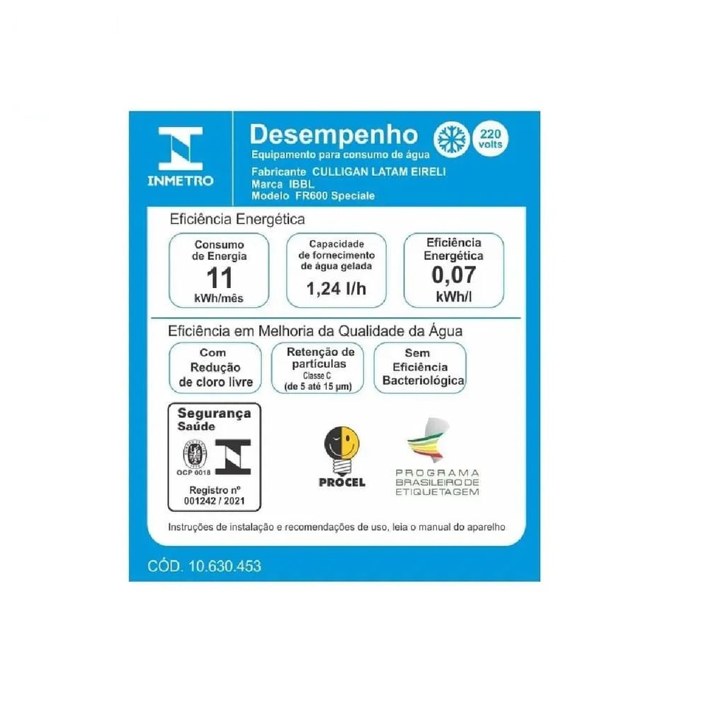 Purificador de Água IBBL Speciale FR600 Branco - 127 Volts - Image 5