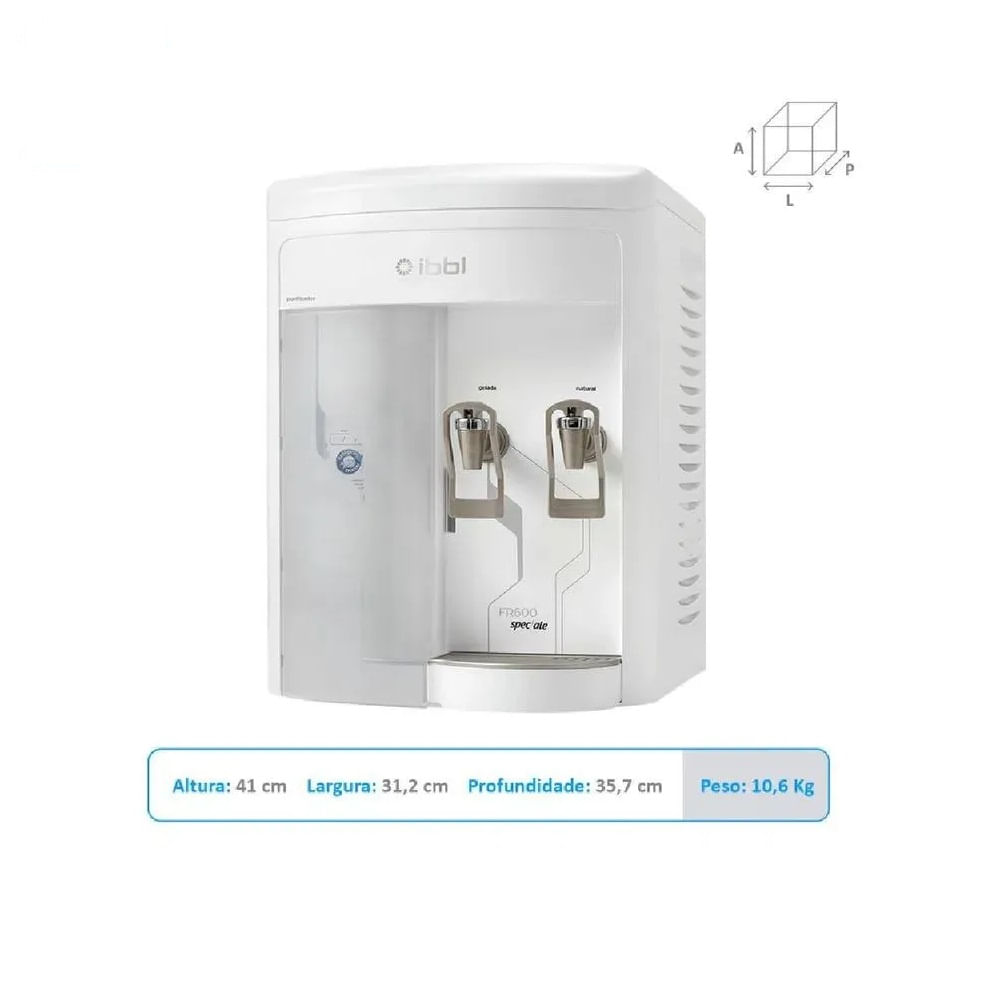 Purificador de Água IBBL Speciale FR600 Branco - 127 Volts - Image 3