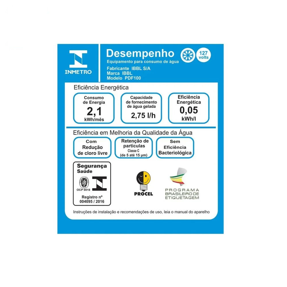 Purificador de Pressão IBBL PDF100 - 127 Volts - Image 4