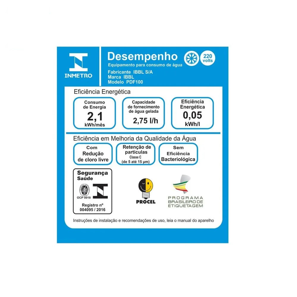 Purificador de Pressão PDF100 IBBL - 220 Volts - Image 4