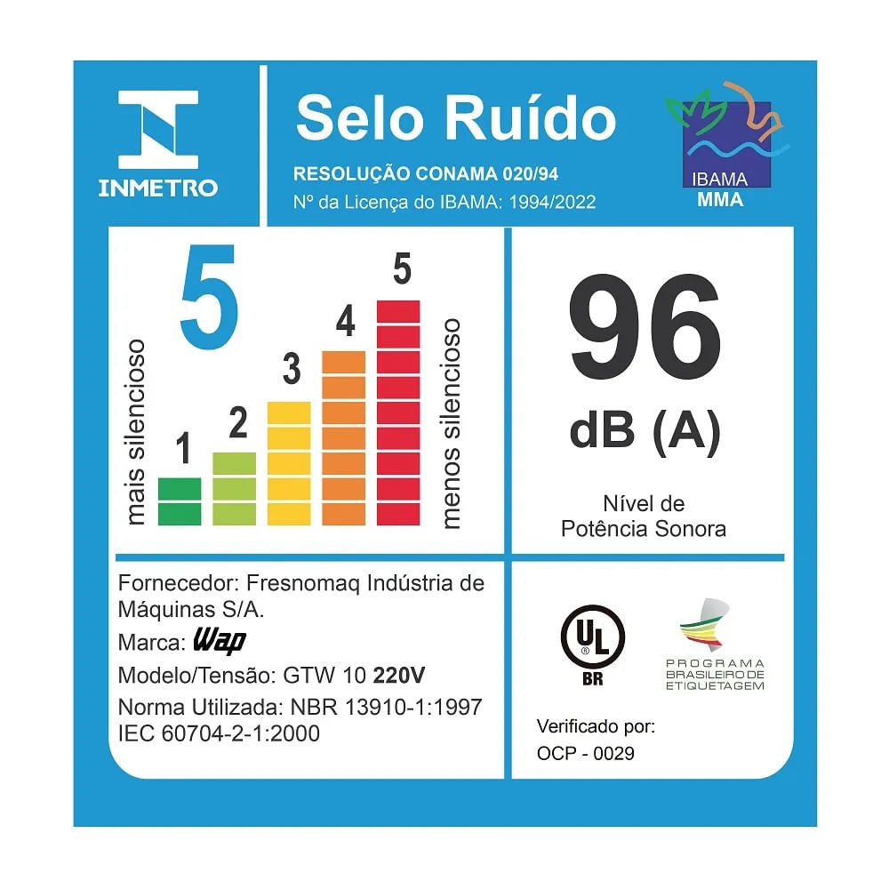 Aspirador de pó e água WAP GTW 10 FW005705 - 127 Volts - Image 5