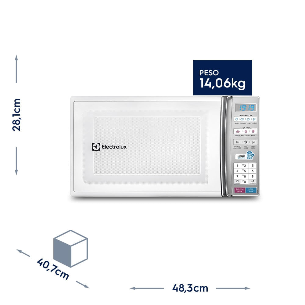 Micro-ondas Electrolux Branco 27 Litros MB37R – 220 Volts - Image 5