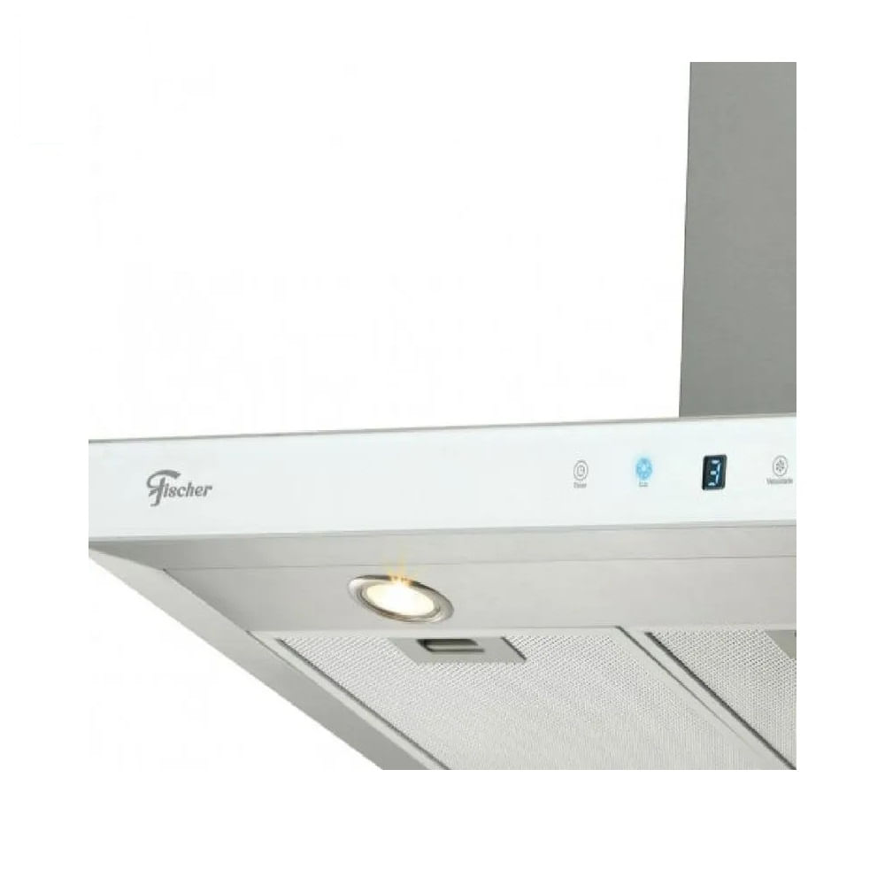 Coifa de Parede Fischer Infinity 90cm Vidro Branco – 220 Volts - Image 3
