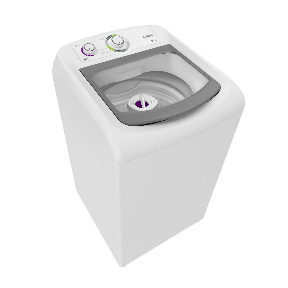 Lavadora de Roupas Consul 9Kg Dosagem Extra Econômica e Ciclo Edredom Branca CWB09AB – 127 Volts - Image 2